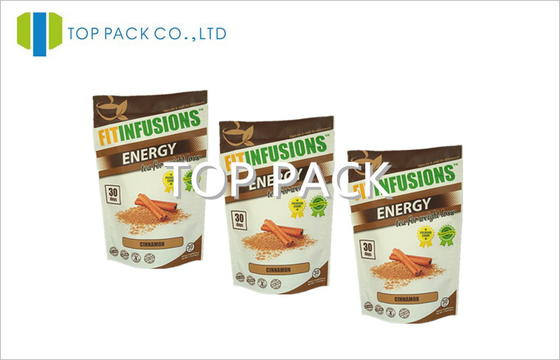 Yellow Printed Pouches Food Grade , Frozen Food Packaging Bottom Open